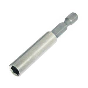 Hex White Iron Magnetic Post Screwdriver Head Hexagonal Shaft Electric Drill Post 10x75mm (E002-21675)