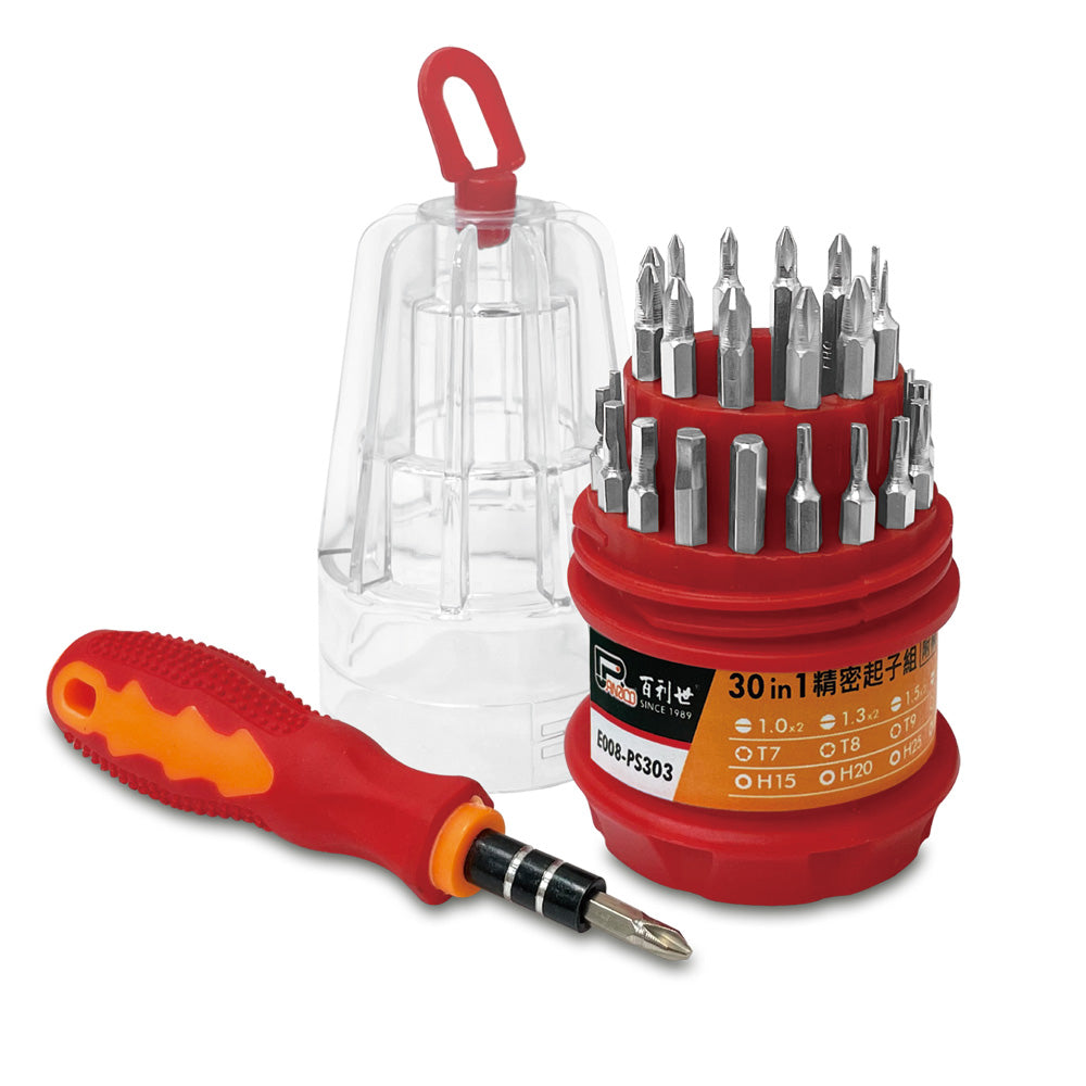 30-in-1 Tower Precision Screwdriver Set (E008-PS303)