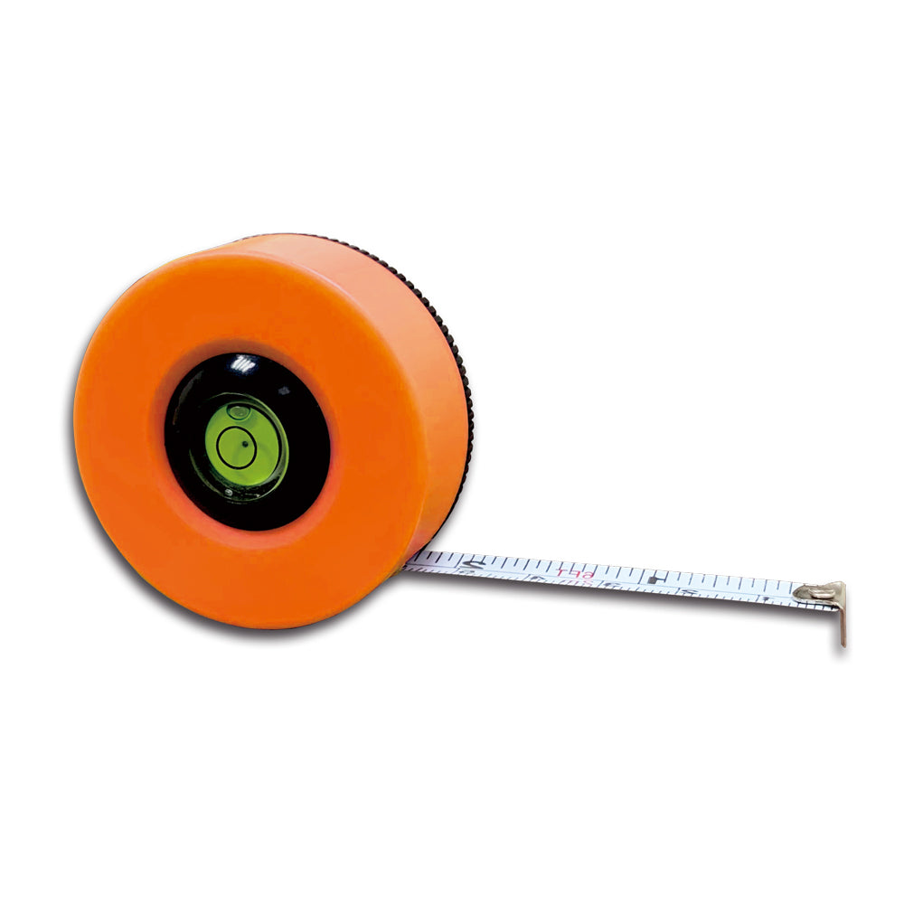 2M捲尺 自動煞停捲尺 迷你捲尺附水平泡 公英制 2Mx9mm