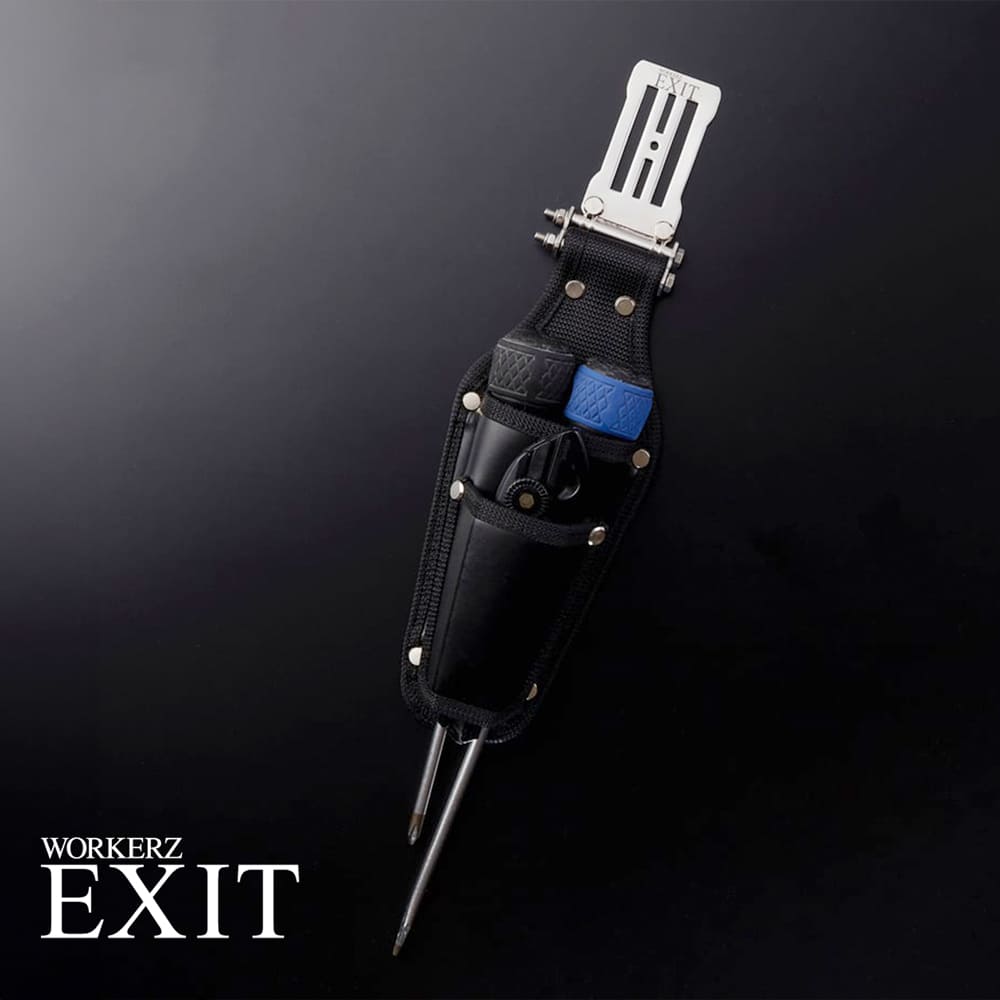 WORKERZ EXIT 腰插式鉗套+螺絲起子收納套 日本職人腰道具 工具腰帶配件