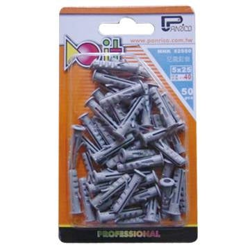 DIY nylon nail set, nylon bolt sleeve, plastic plug, nylon wall bolt, plastic gecko plastic anchor bolt MNK (MNK52550)