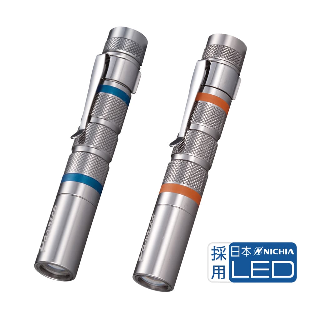 A12 迷你超亮口袋型LED手電筒 日本NICHIA 航太鋁合金 附筆夾 台灣製造