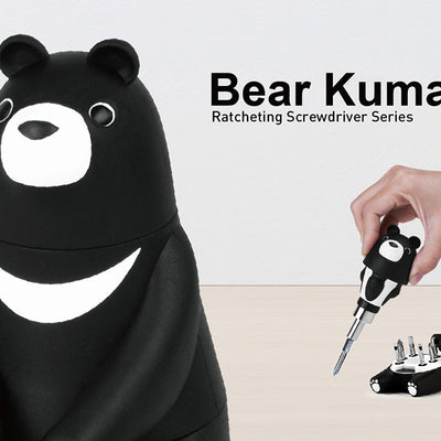 【官網限量優惠】Bear kuma黑熊酷毛棘輪起子組(6bits)