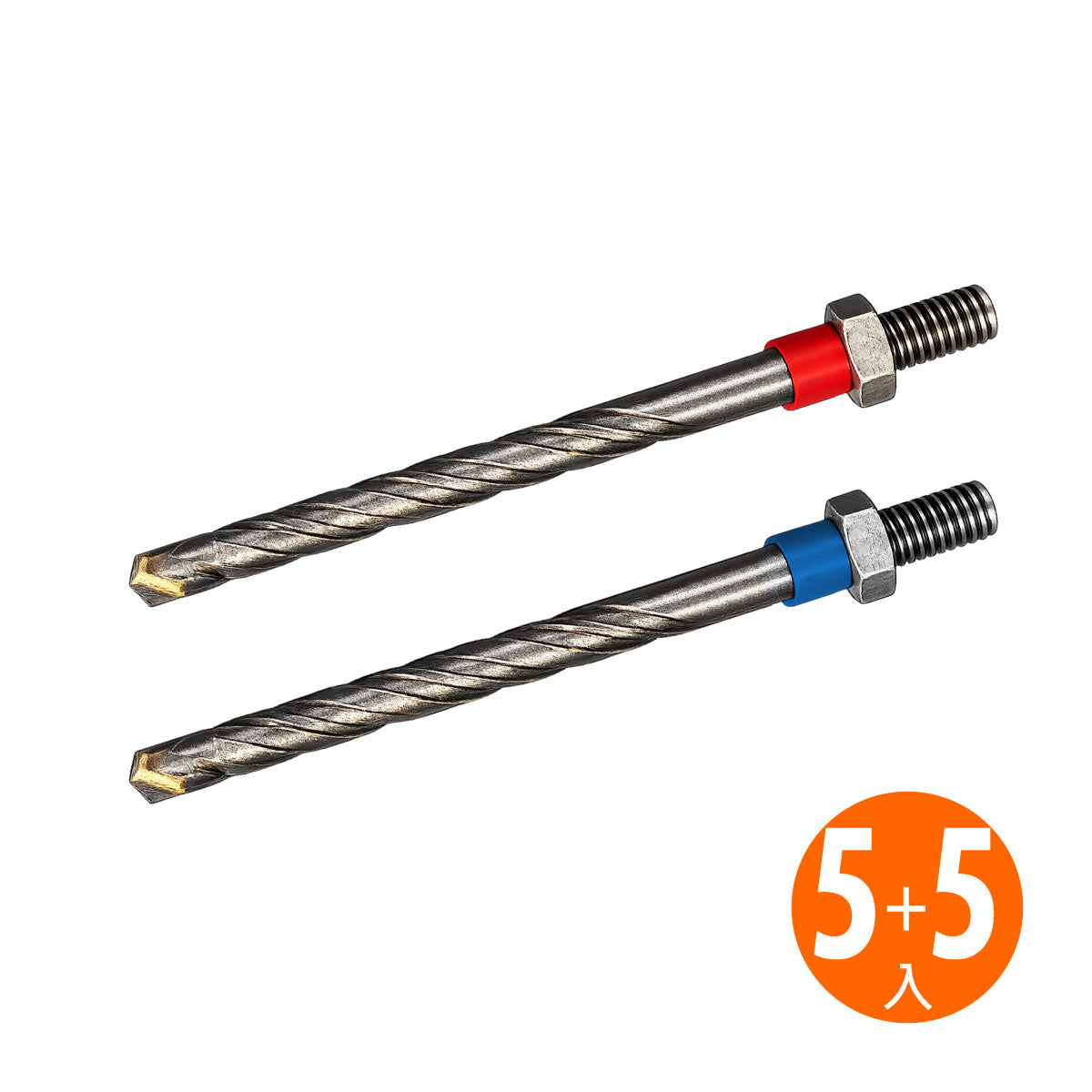 3.2mm / 3.4mm 替換式萬用水泥鑽頭 10件補充式 (鑽兼鎖/高張力螺絲專用)  (ABS0310)