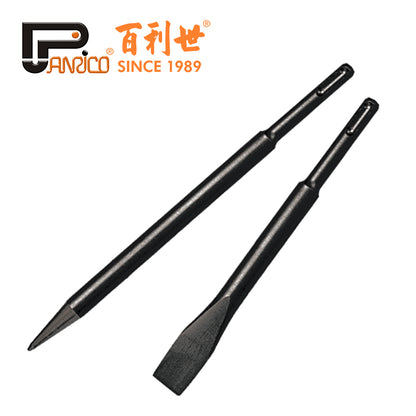 SDS four-groove round shank breaking chisel for hammer drilling (AE004)