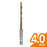 HSS含鈷六角軸鑽頭 4.0mm