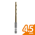 HSS含鈷六角軸鑽頭 4.5mm