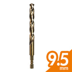 HSS含鈷六角軸鑽頭 9.5mm