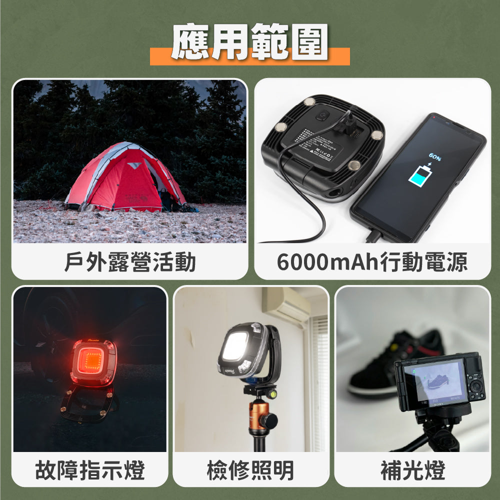 LED 多功能戶外露營燈 (BI-LW-M0016)