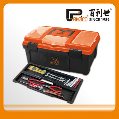 專業工具箱透明蓋分類2層多功能工具箱(FM60401)