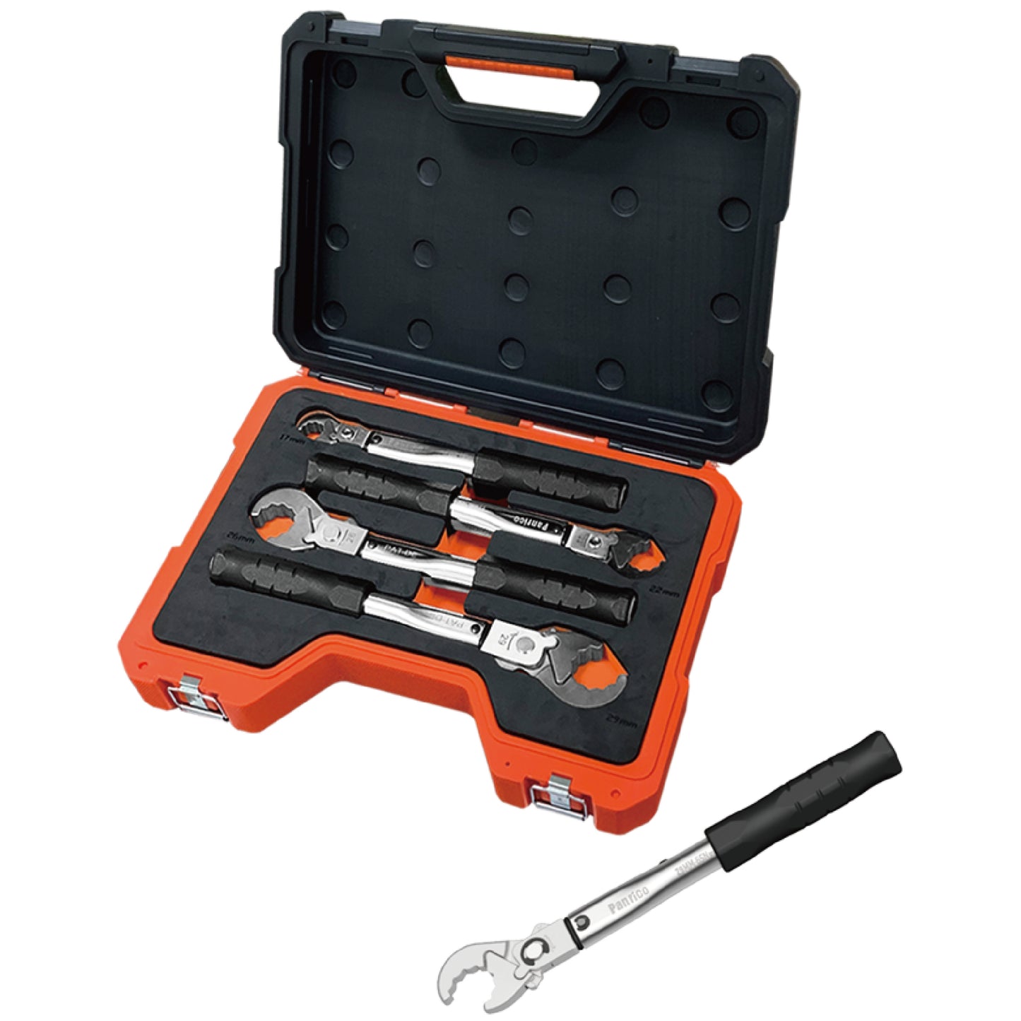 4-piece fixed torque ratchet torque wrench (FM8500-A24) for new refrigerant R410A/R32