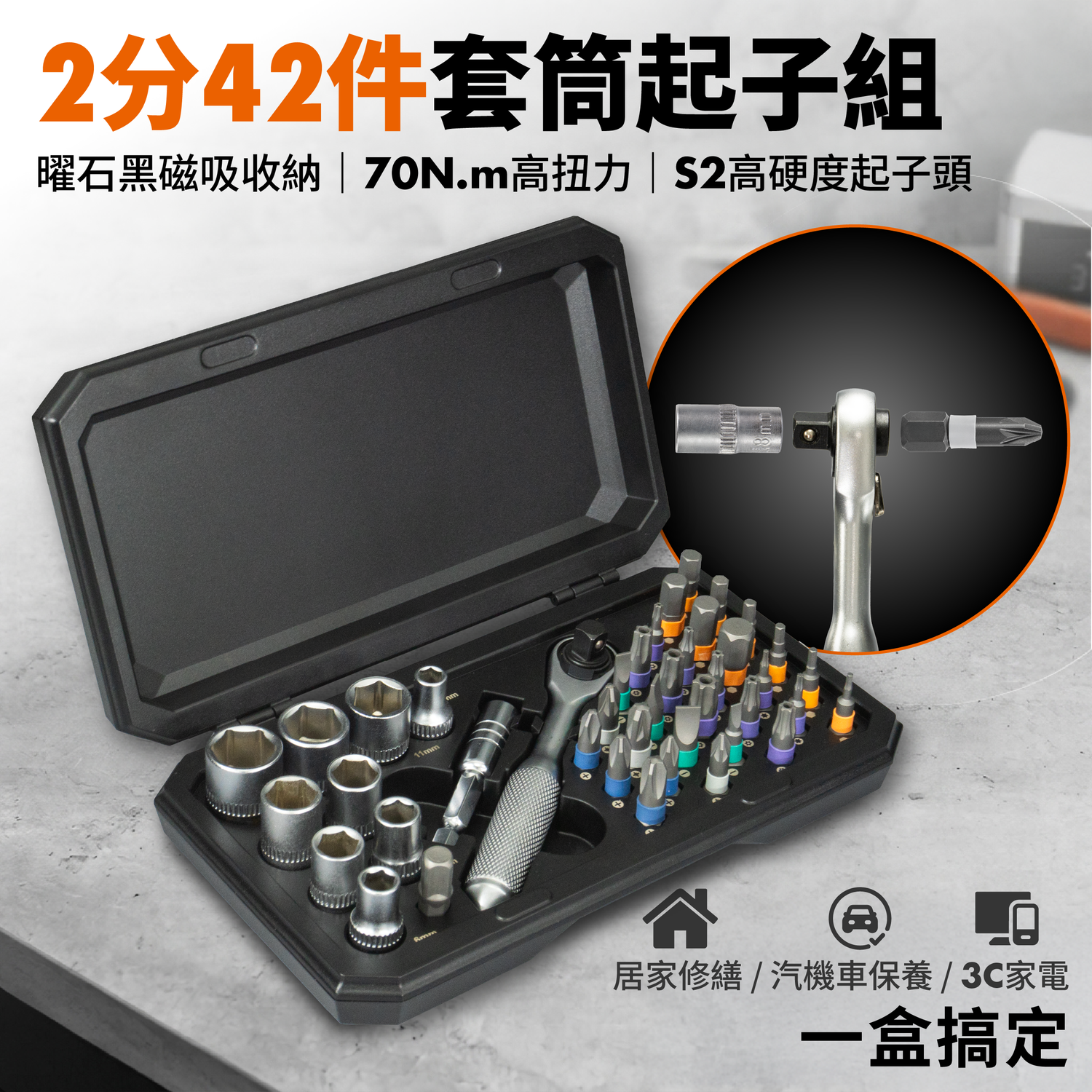 2分42件套筒起子組 (FM890142)