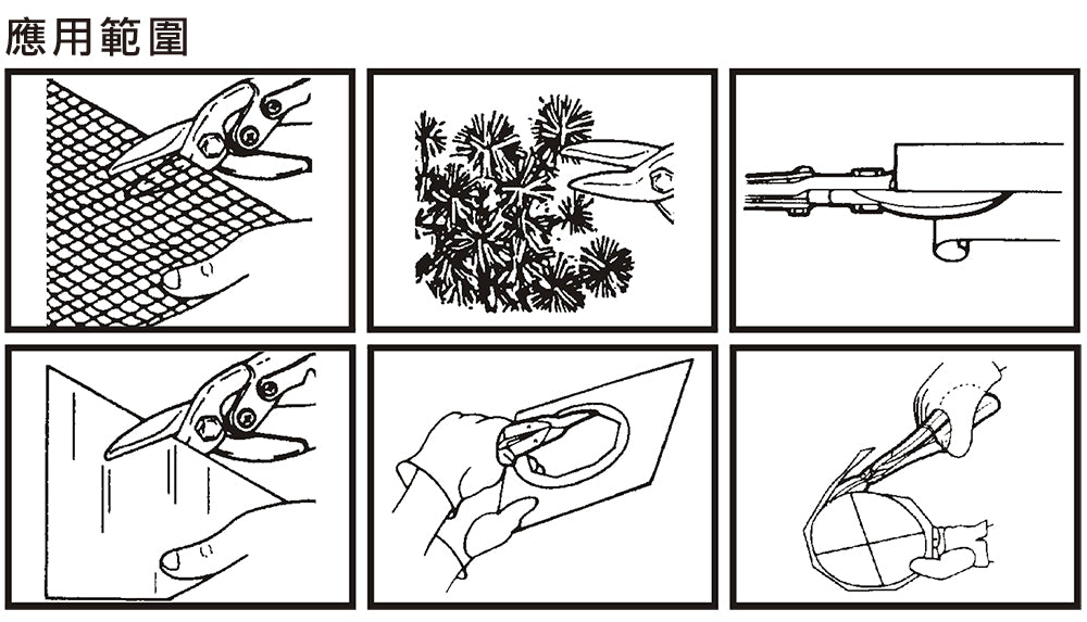 鐵皮剪 應用範圍