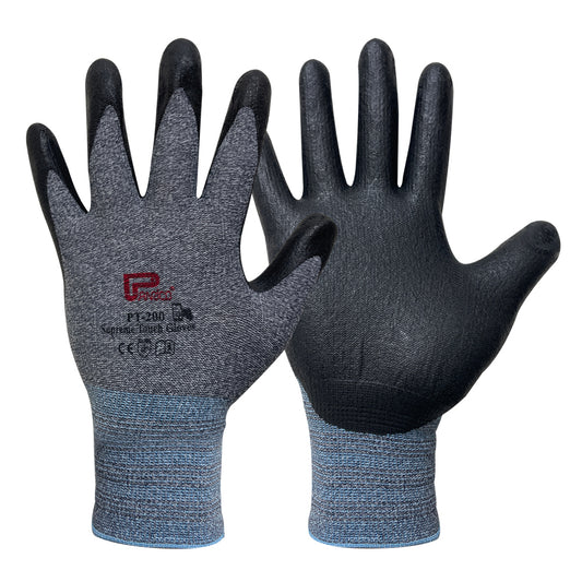 Upgraded version II generation breathable and comfortable PT-200 anti-slip and wear-resistant touch gloves (J-GT001)