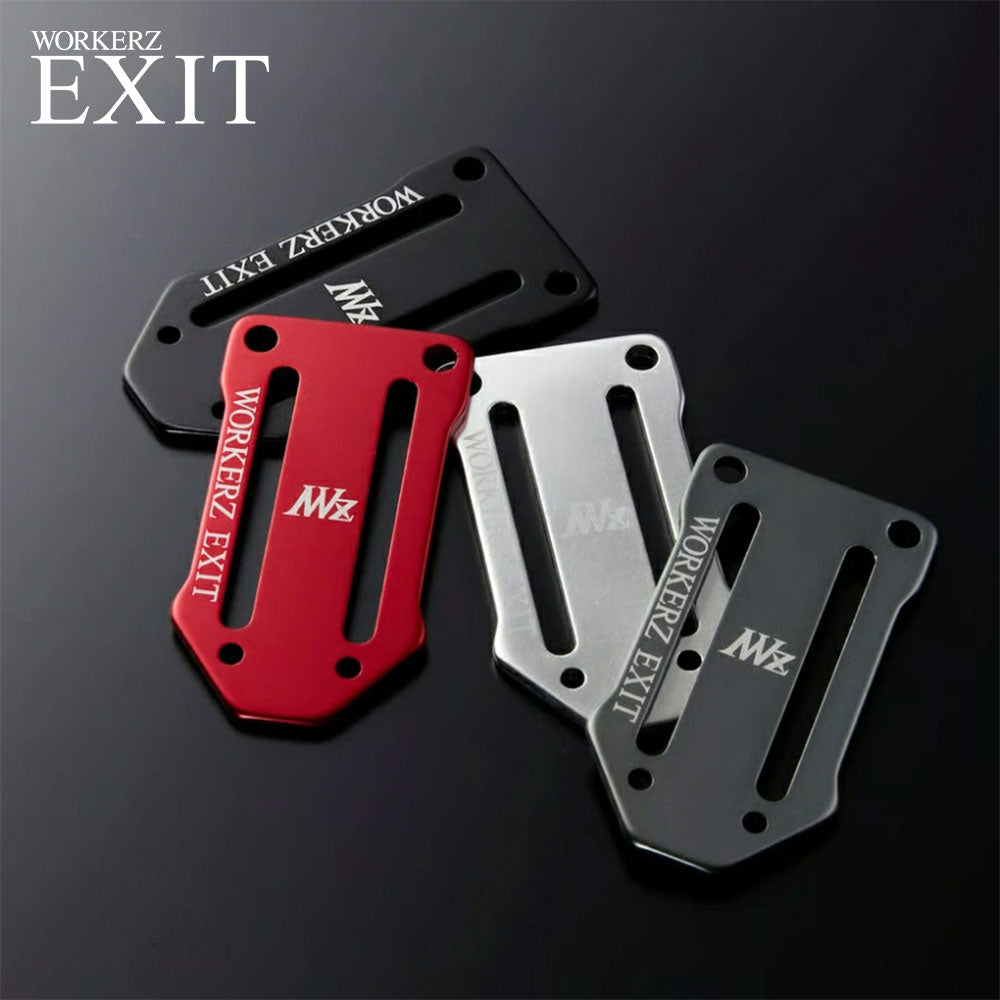 EXIT日本職人系列 - 鋁製固定片 - 日本職人腰道具/工具腰帶配件 (M002NW-EXTADDBK)