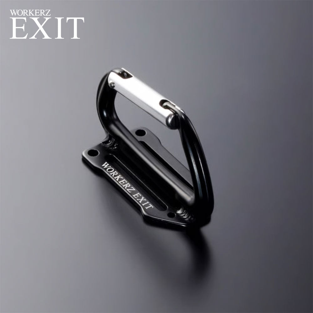 EXIT日本職人系列 - 鍛造鋁製單鉤 - 日本職人腰道具/工具腰帶配件 (M002NW-EXTATHBK)
