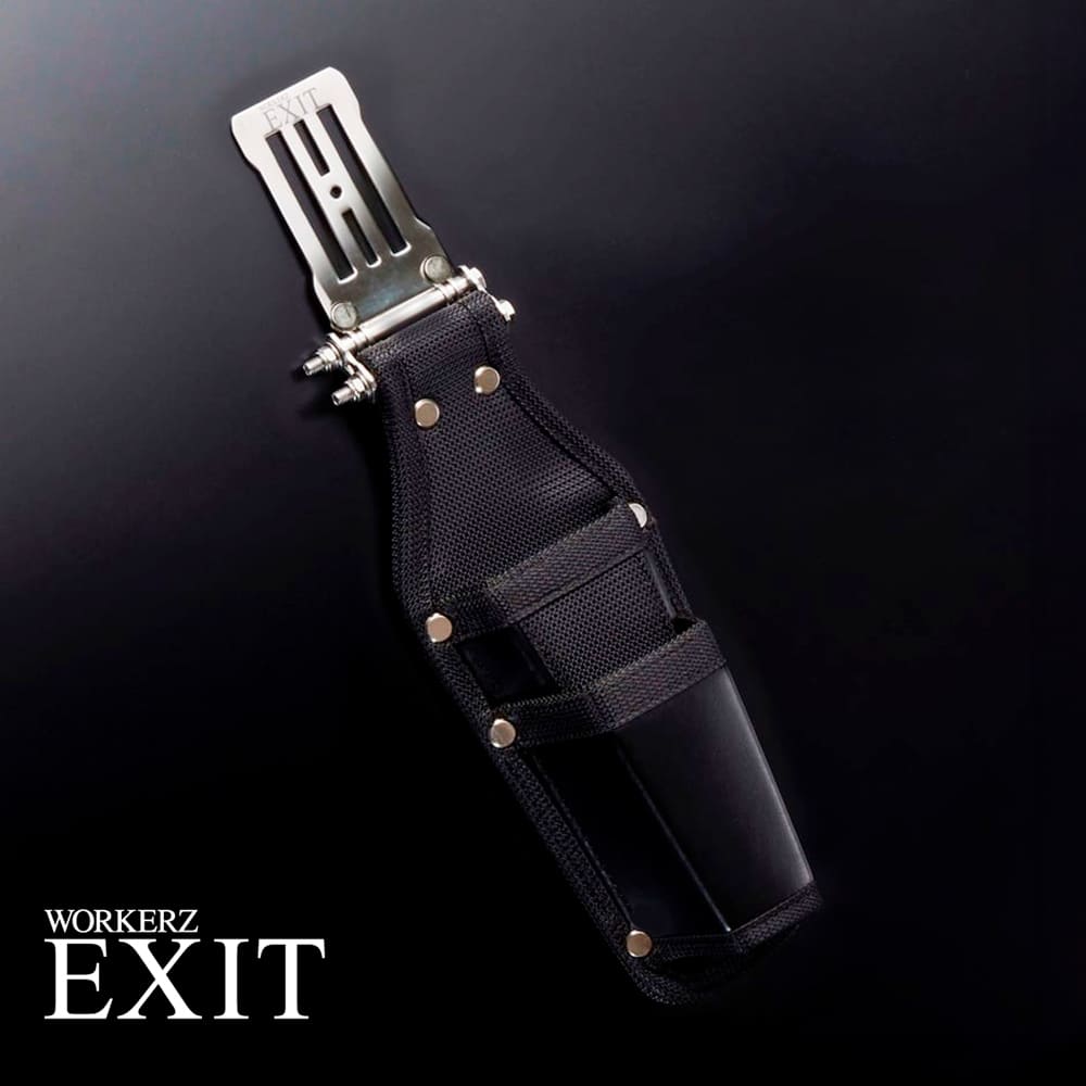 WORKERZ EXIT 腰插式寬版L型2層鉗套 日本職人腰道具 工具腰帶配件