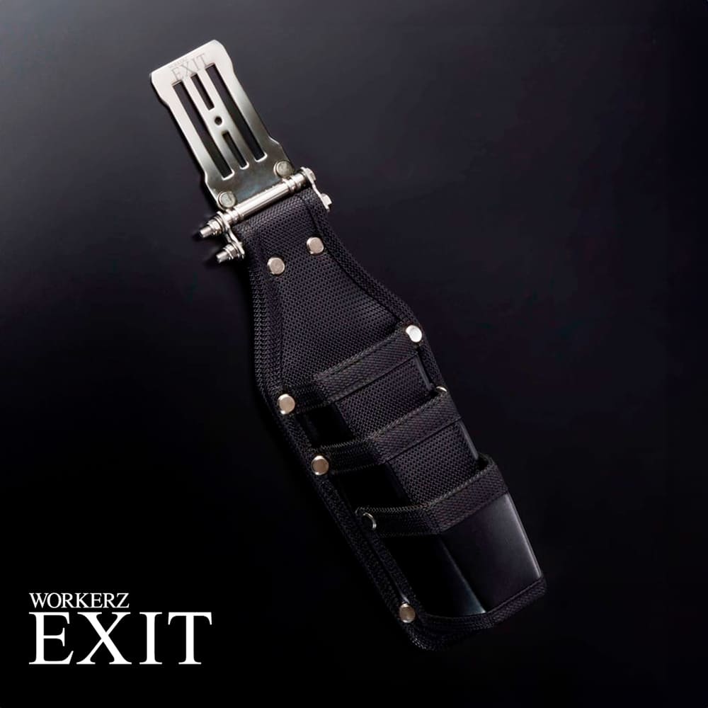 WORKERZ EXIT 腰插式寬版L型3層鉗套 日本職人腰道具 工具腰帶配件