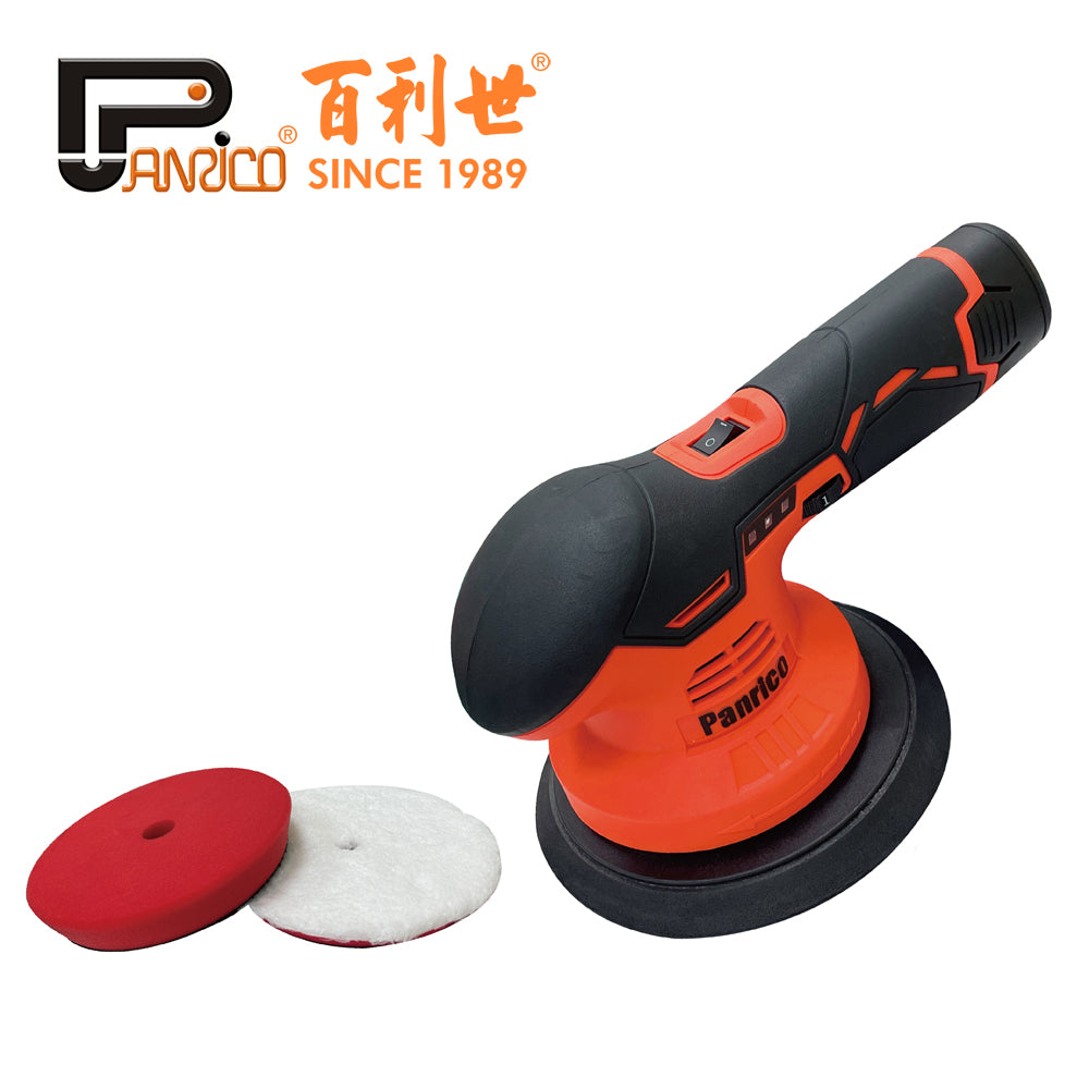 12V handheld adjustable speed brushless lithium battery handheld waxing machine dual lithium battery wireless electric waxing machine car waxing machine (BCH-PP12020) 