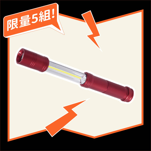 「百寶盒」瑞士Kraftwerk 2W+2W 鋁合金充電LED手電筒 (BI-LL-KRA-32020)